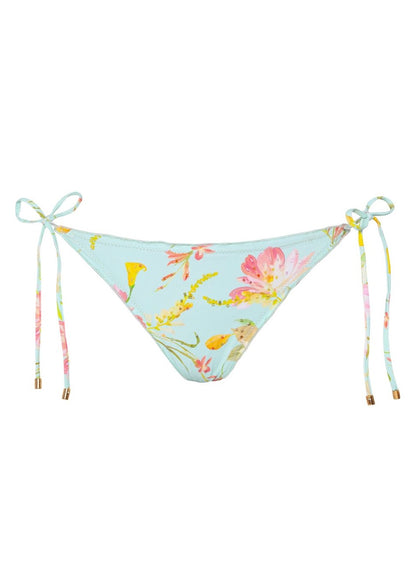 BIKINI AZUL CON FLORES