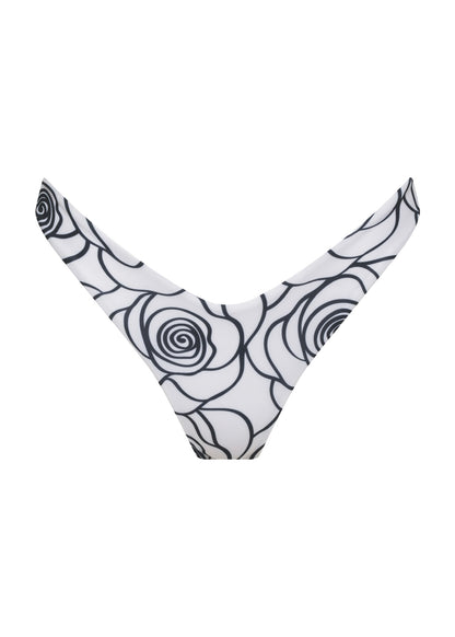 BIKINI FLORES NEGRAS