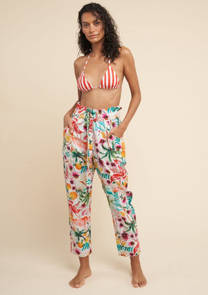 PANTALÓN FLORES
