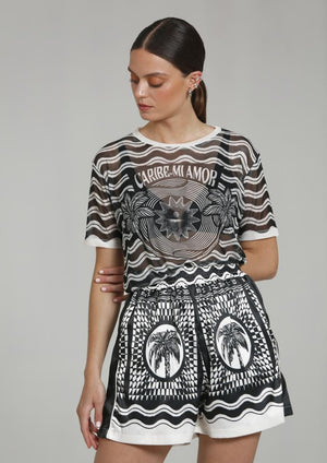 TOP MESH NEGRA