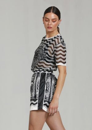 TOP MESH NEGRA