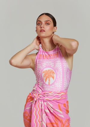 ONE PIECE ROSA Y NARANJA