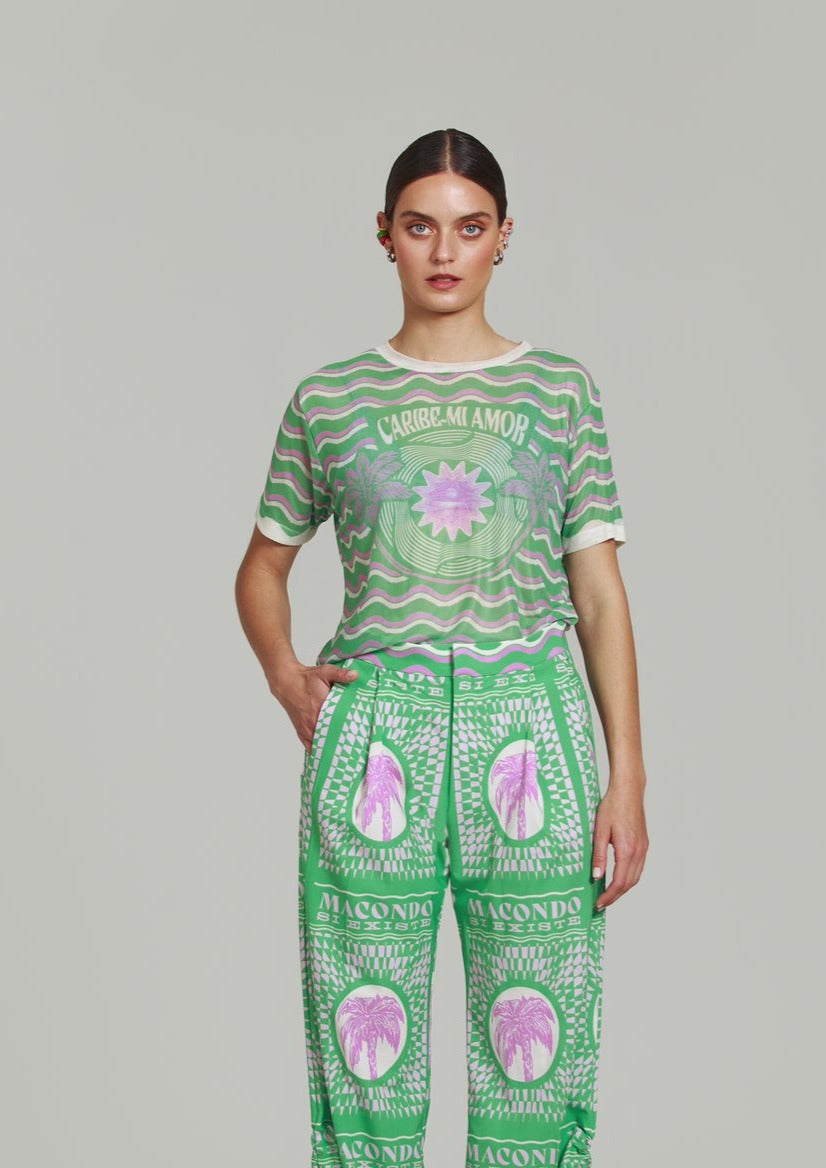 TOP MESH VERDE