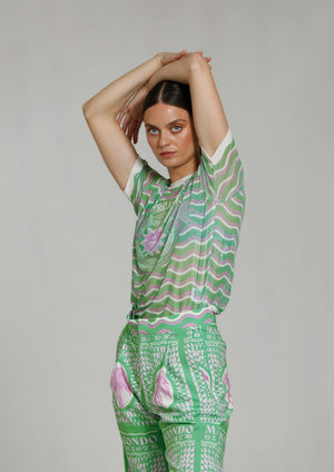 TOP MESH VERDE