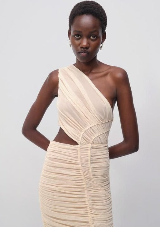 VESTIDO DRAPEADO