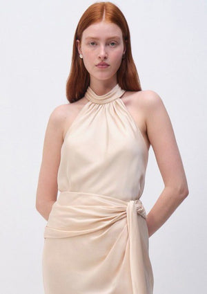 SET TOP Y FALDA BEIGE