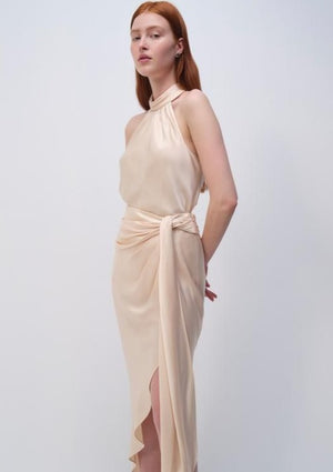 SET TOP Y FALDA BEIGE