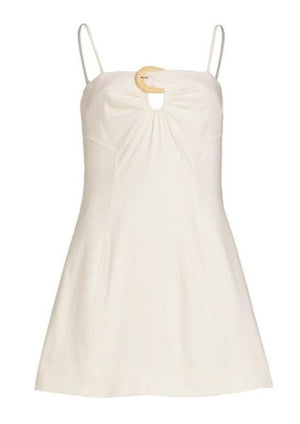 VESTIDO CORTO BEIGE