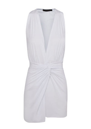 VESTIDO CORTO BLANCO NUDO