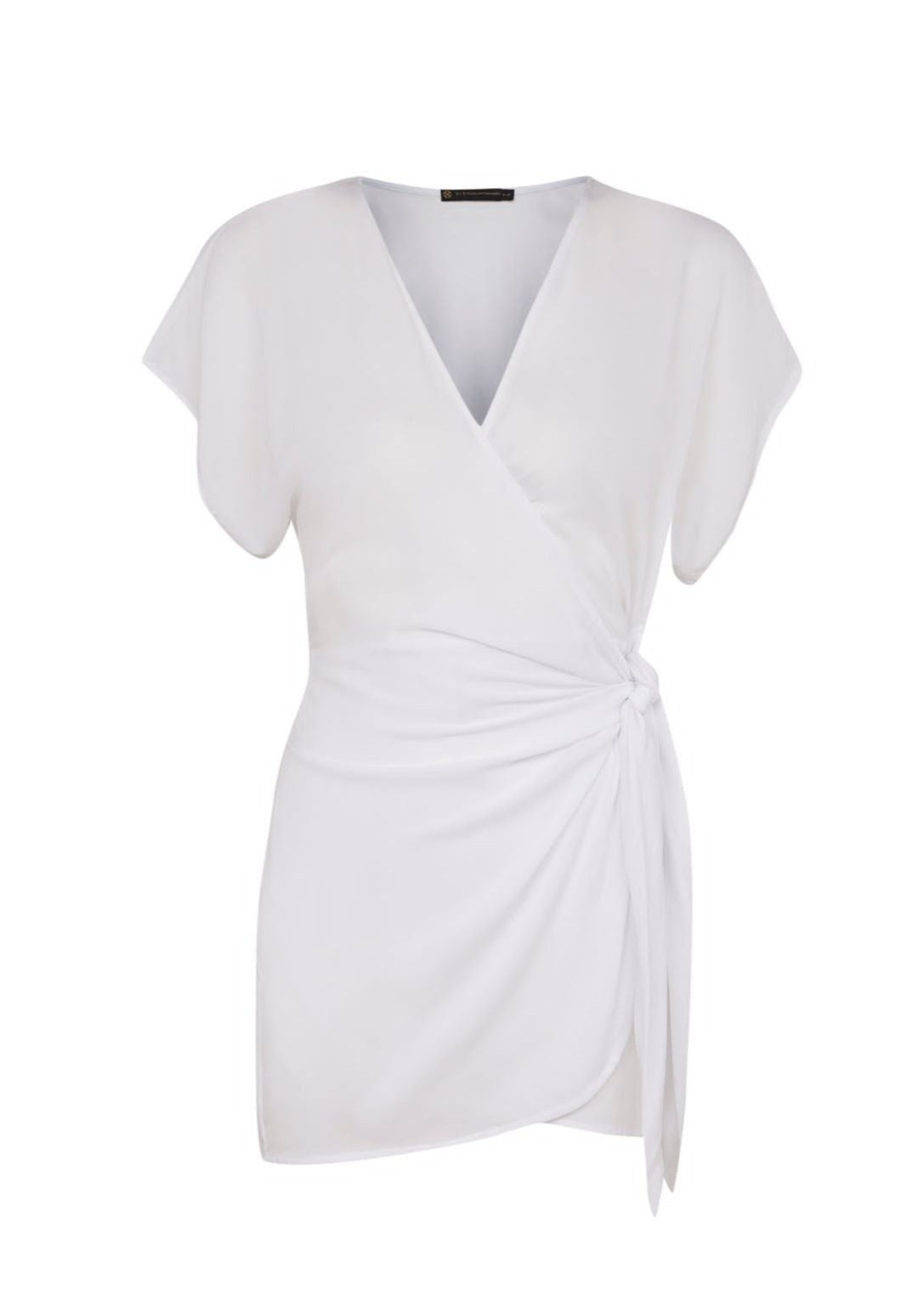 VESTIDO CORTO BLANCO NUDO