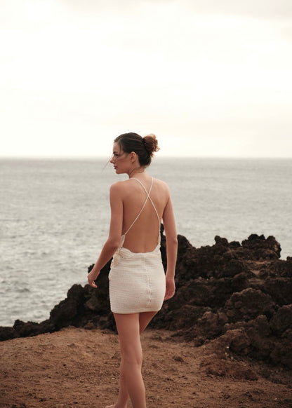 VESTIDO CROCHET BLANCO
