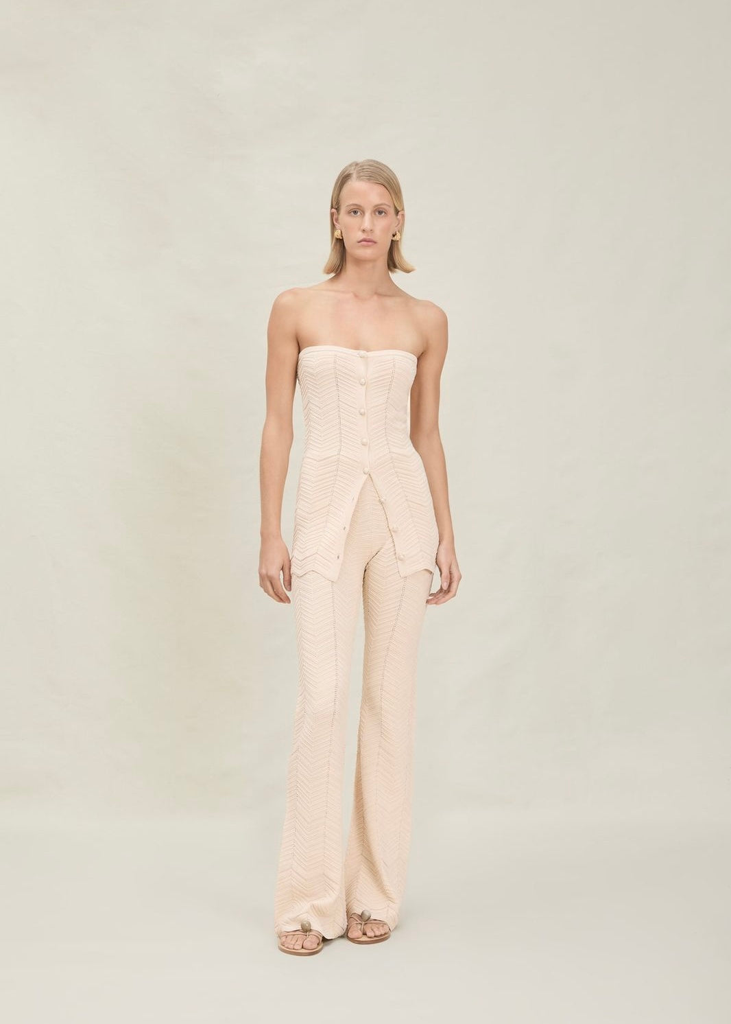 SET TIFFANI OFF WHITE TEJIDO