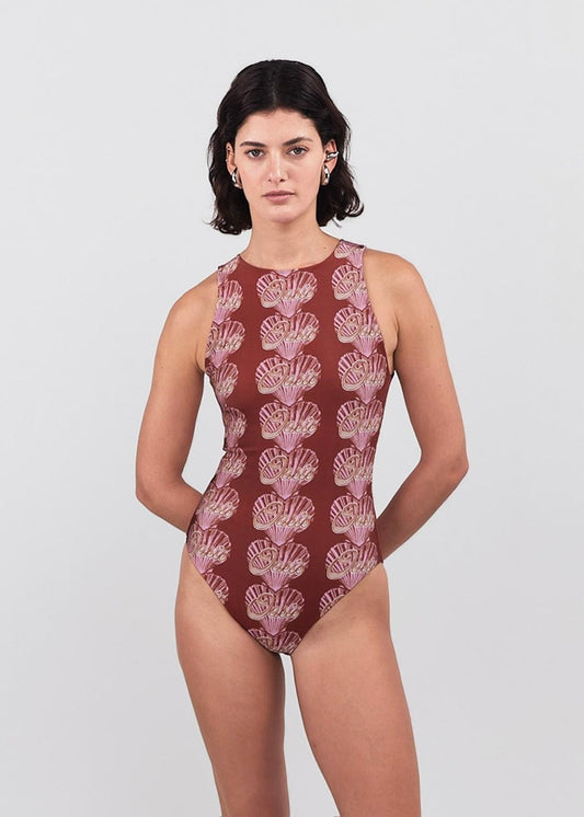 ONE PIECE OASIS AZUL REVERSIBLE VINO