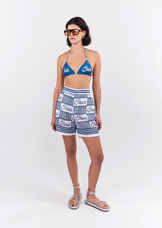 SHORT OASIS AZUL