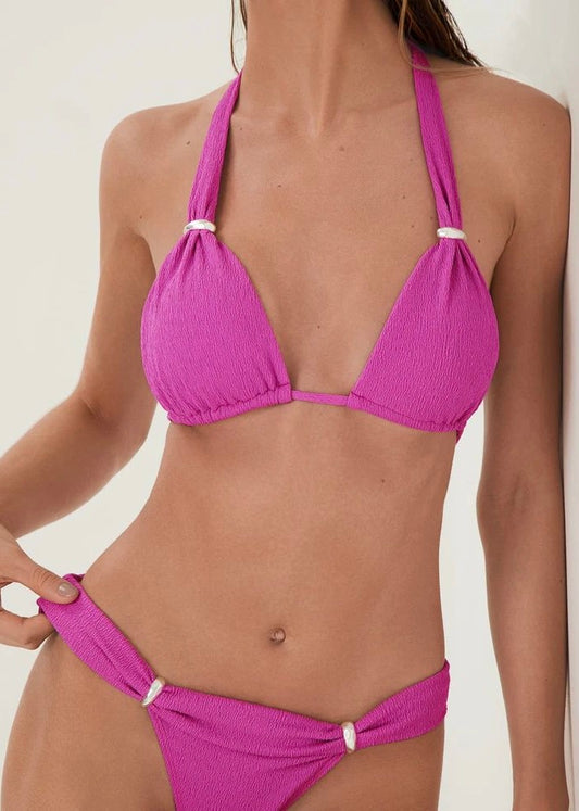 BIKINI ROSA CON DETALLE