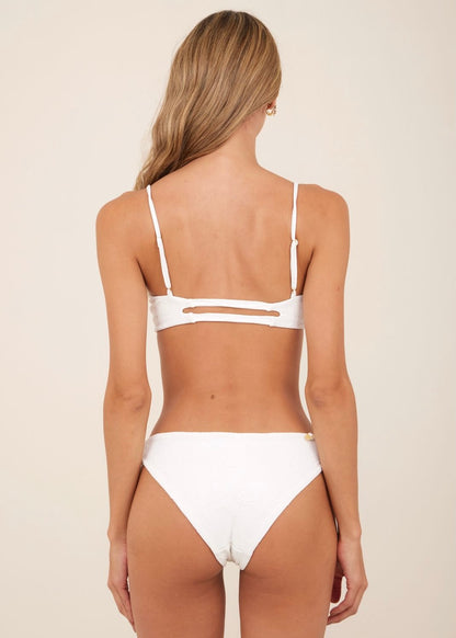 BIKINI BLANCO CON PALMERAS