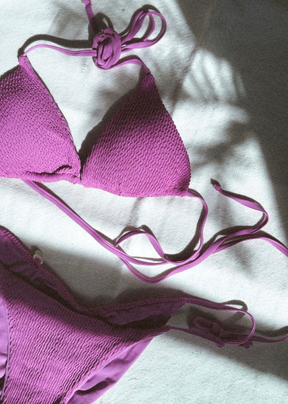 BIKINI ROSA CON TEXTURA