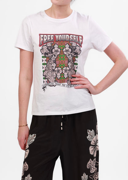 PANTALÓN SEDA NEGRO CON FLORES