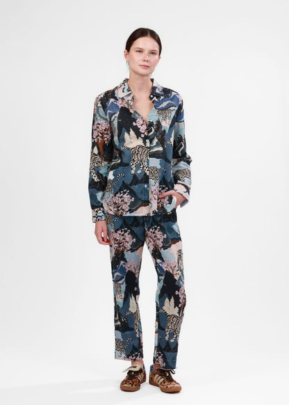 SET LEOPARDO AZUL PANT