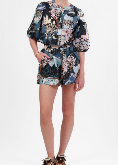 SET SHORT LEOPARDO