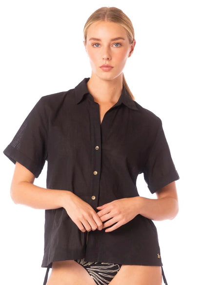 CAMISA LINO NEGRA
