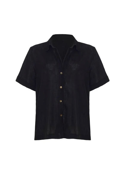 CAMISA LINO NEGRA