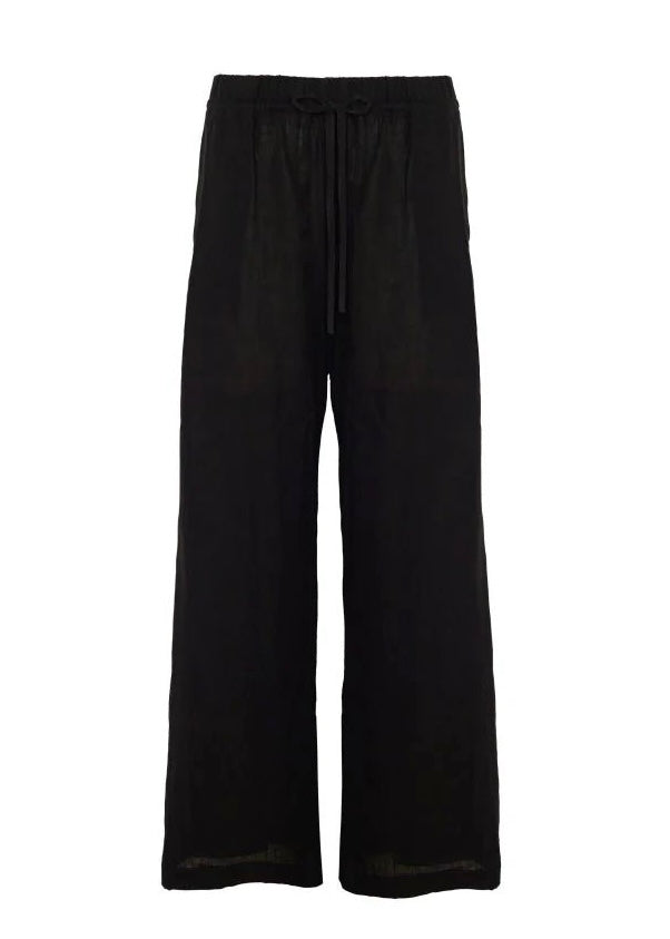PANTALÓN LINO NEGRO