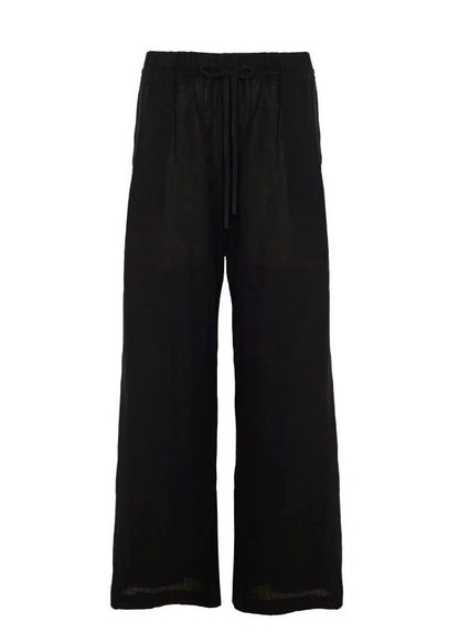PANTALÓN LINO NEGRO