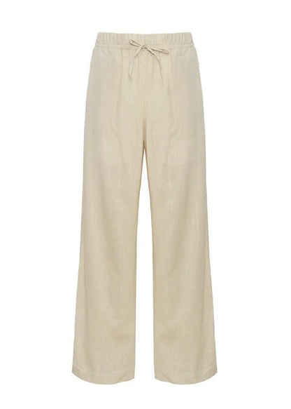 PANTALÓN LINO BEIGE