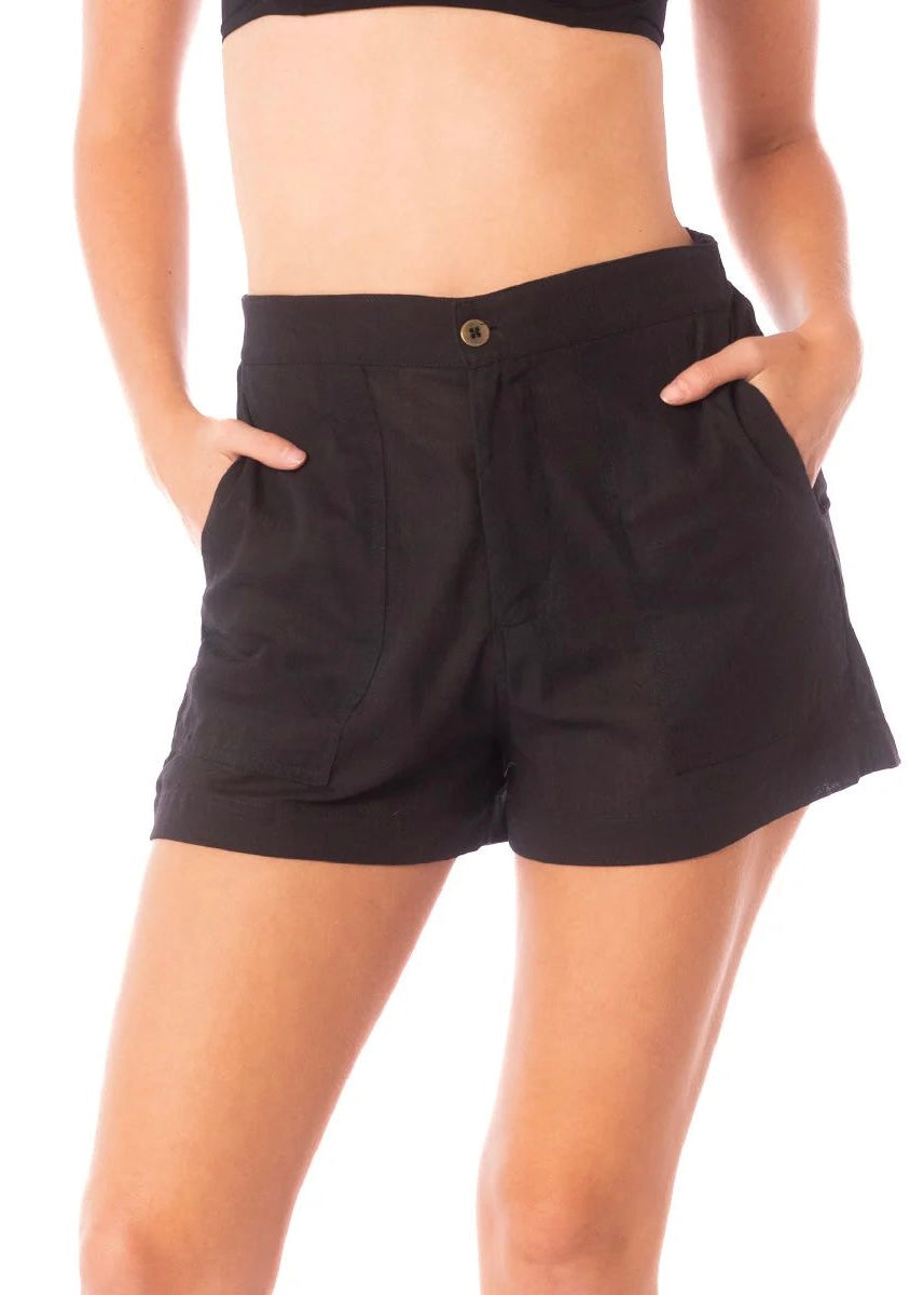 SHORT LINO NEGRO
