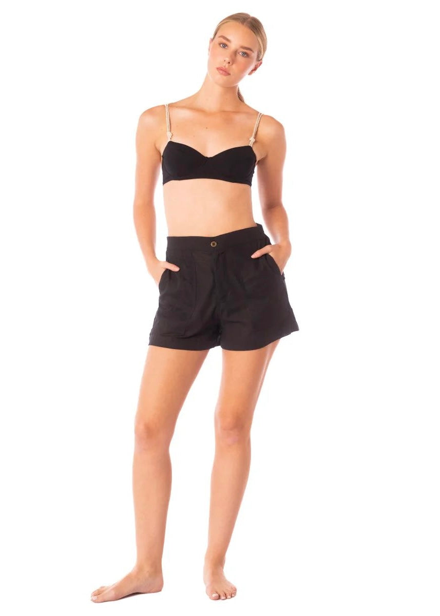 SHORT LINO NEGRO