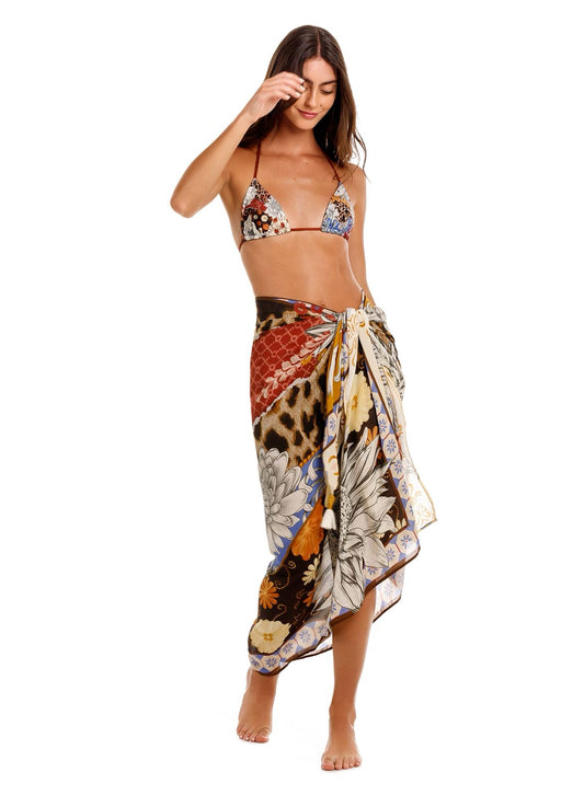 BIKINI CAFÉ ESTAMPADO REVERSIBLE A ANIMAL PRINT
