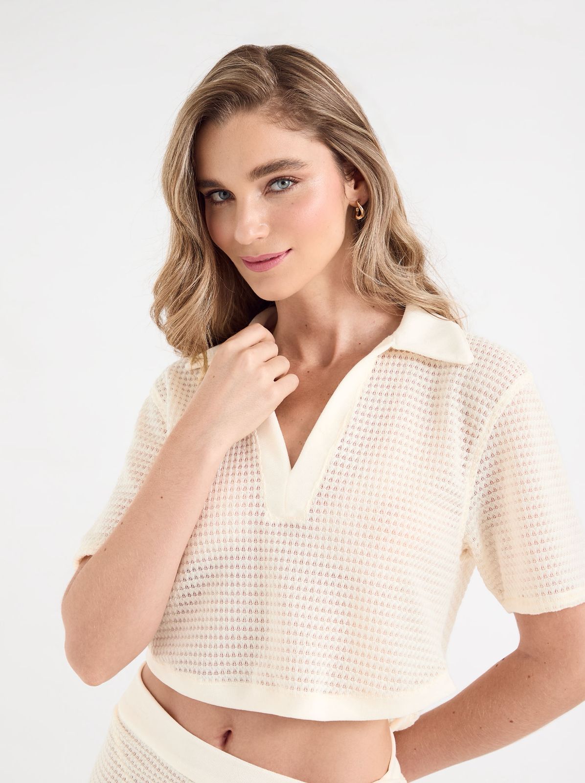 SET FALDA Y TOP OFF WHITE