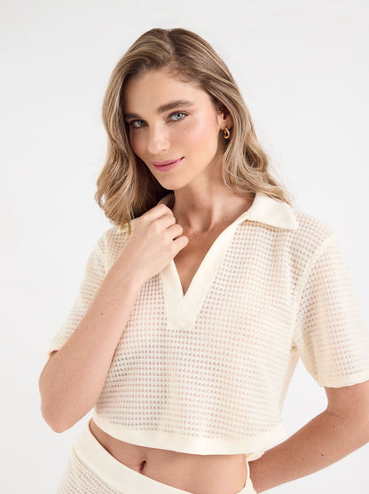 SET FALDA Y TOP OFF WHITE