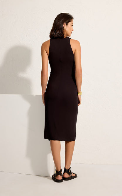 VESTIDO PAREO, NEGRO