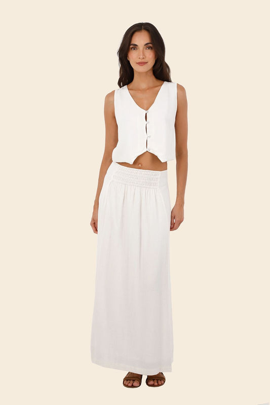 SET FALDA BLANCA