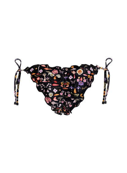 BIKINI NEGRO CON ESTAMPADO DE FLORES