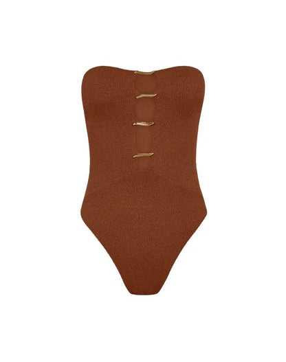 ENTERO CAFÉ CON TEXTURA DETALLES AL FRENTE