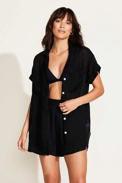 SET DE CAMISA Y SHORT NEGRO