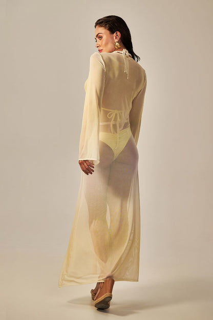 TÚNICA LARGA AMARILLO DEGRADADO