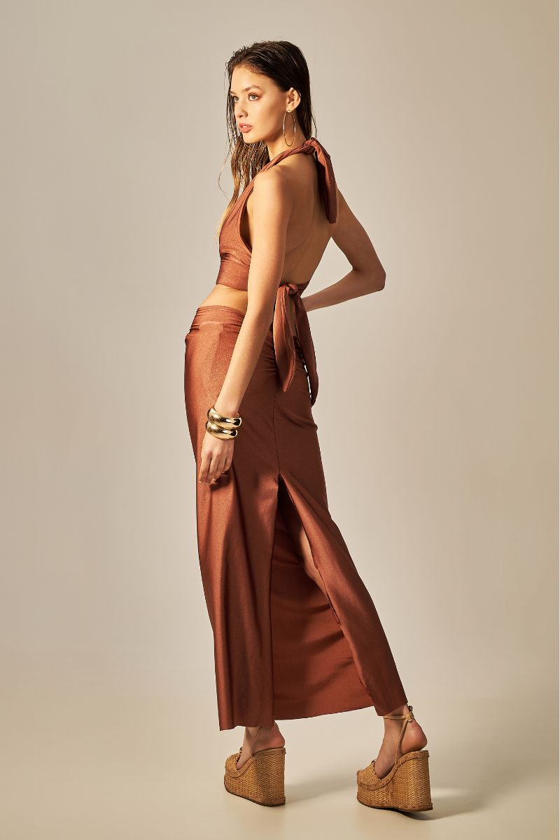 VESTIDO LIGHT BROWN
