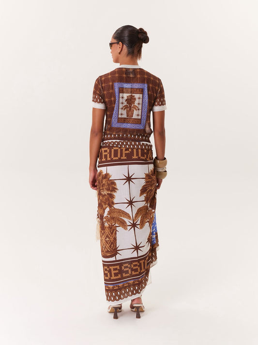 PAREO TROPICAL CAFÉ CON AZUL