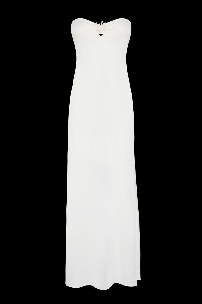 VESTIDO OFF WHITE CORAL