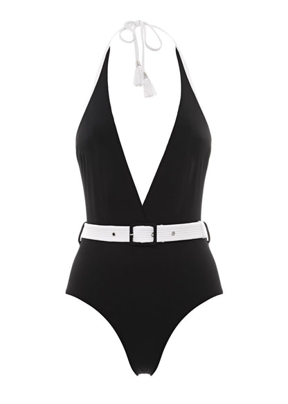 ONE PIECE NEGRO CON BLANCO
