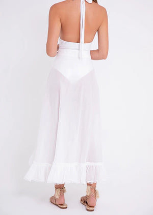 FALDA FLAMENCA BLANCA