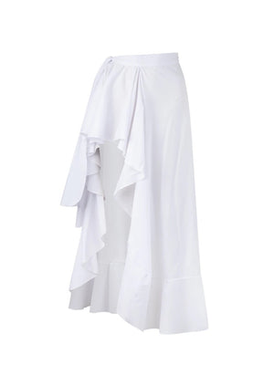 FALDA FLAMENCA BLANCA