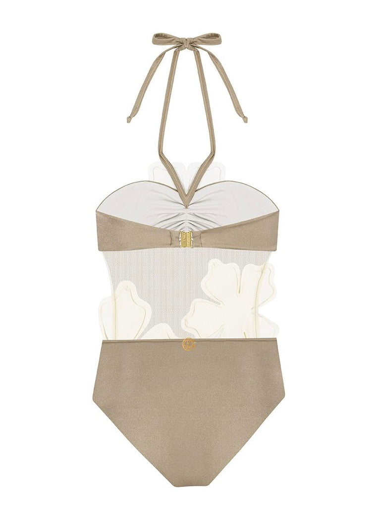 ONE PIECE DORADO CON FLOR