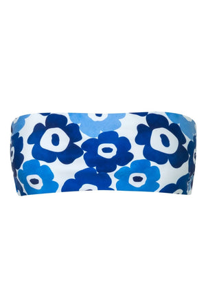 BIKINI FLORES AZULES