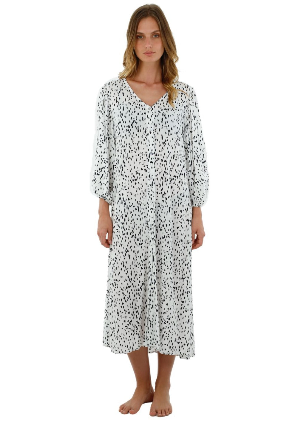 CAMISA LARGA MANCHAS