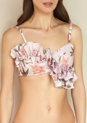 BIKINI FLORES RUFFLES